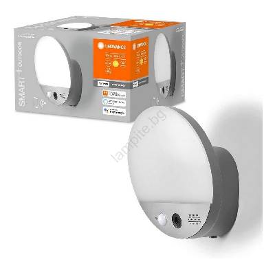 SMART+ LED стенен сензор с камера 15W/230V Wi-Fi IP44 (P227104)