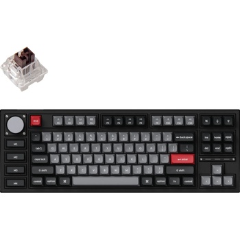 Image 1 of Keychron Q3 Pro Carbon Black TKL K Brown Switch (Q3P-M3)