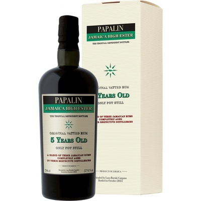 Papalin Jamaica 5y High Ester 57% 0,7 l (holá láhev)