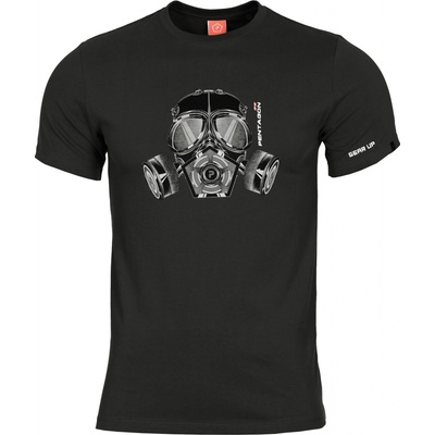 Tričko Pentagon Gas Mask černé