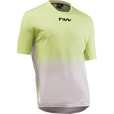 Northwave Мъжка фланелка с къс ръкав за колоездене Northwave Edge 2 Jersey Short Sleeve Cycling jersey - Cool Matcha / Light Grey - размер 3XL (056-3144-0517)
