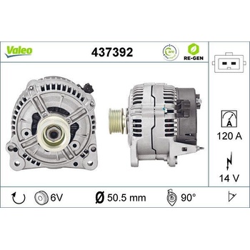 Alternátor VALEO 437392