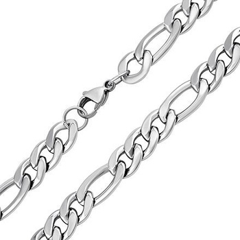 SILVEGO Obľúbená oceľová reťaz Figaro RRCN0131