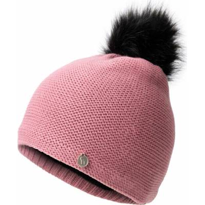 HORZE Pletená čepice Haze Odepínací bambule Fleece