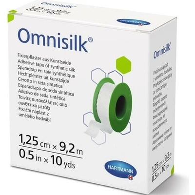 Hartmann-Rico Omnisilk náplast bílé hedvábí 1,25 cm x 9,2 m