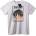 NOONEBRAND Тениска Чиби Ерен - 2XL, White