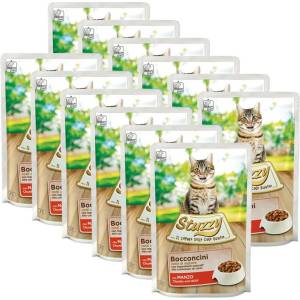Stuzzy Cat Chunks говежди парчета в сос 12 x 85 г