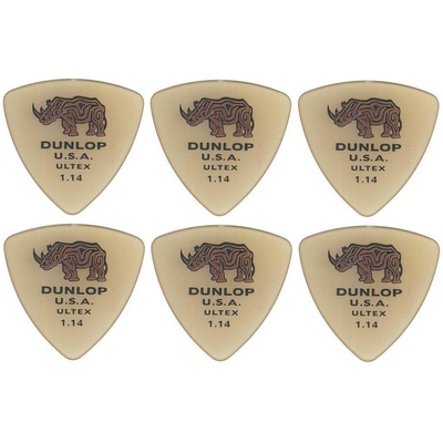 Dunlop 426R 1.14 Ultex Triangle 6 Перце за китара (426R114-6PACK-SET)