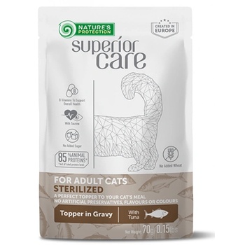 Nature's Protection Nature's Protection CAT Superior Care Sterilised Adult Cats Tuna, пауч за кастрирани котки с риба тон, Литва - 100 гр