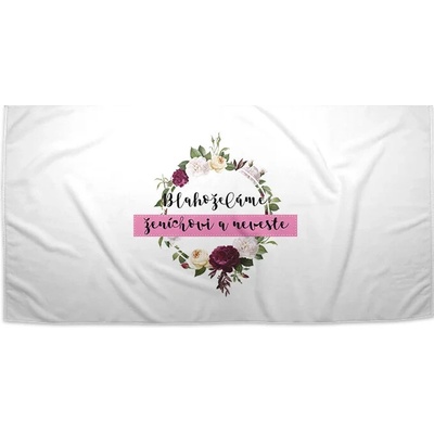 Sablio Uterák Gratulujeme nevieste a ženíchovi 70 x 140 cm