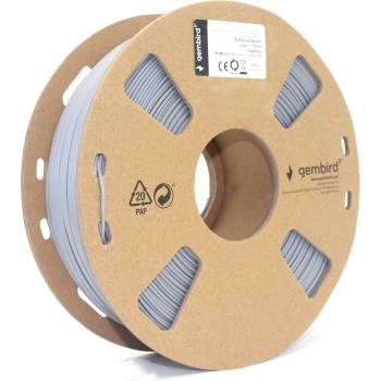 Gembird 3DP-PLA+1.75-02-GR, 3D филамент, PLA PLUS, 1, 75mm, 1000g, сив (3DP-PLA+1.75-02-GR)