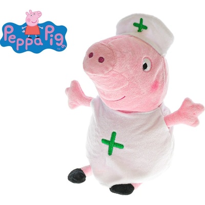 Prasátko Peppa Pig doktor 20 cm