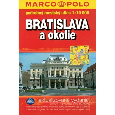 Bratislava a okolie 1:10 000