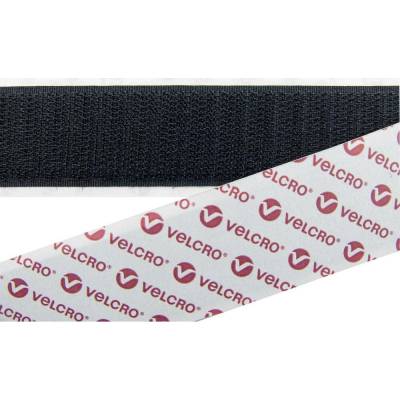 VELCRO® E088025330F1825 pásek se suchým zipem, lepicí, háčková část, (d x š) 25000 mm x 25 mm, černá, 25 m