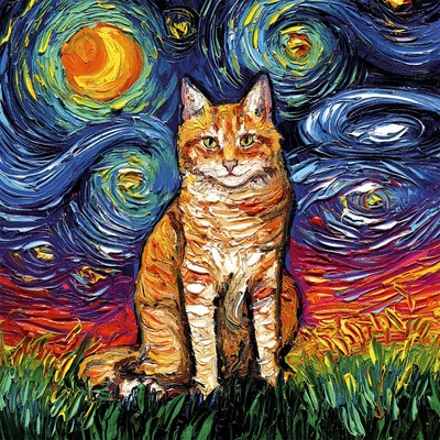 Alipson Orange Tabby Night 1000 dielov