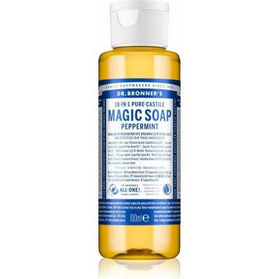 Dr. Bronner’s tekuté univerzální mýdlo peppermint 100 ml