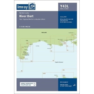 Imray Chart Y43 - Laminated River Dart (Imray)(Sheet map, flat)