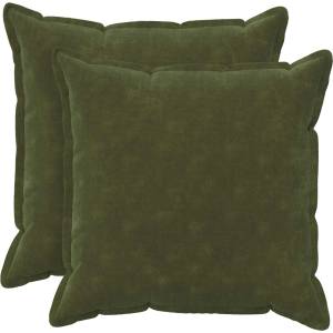 vidaXL Калъфка за възглавница 2 pcs HOUTEN Зелено 80 x 80 cm (921701)