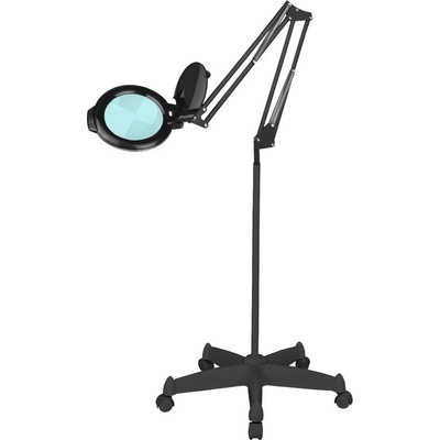 BeautyOne Kozmetická lampa s lupou ML6 LED Black so stojanom Ø 15 cm šošovka 10W 5 dioptrií
