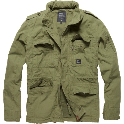 Vintage Industries Яке Cranford на Vintage Industries, маслинено кафяво (2041.olivedrab)