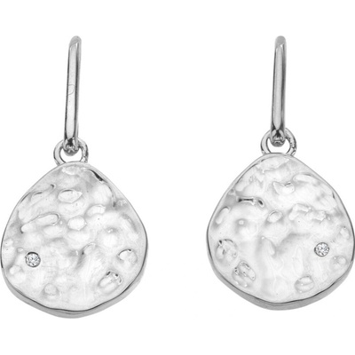 Hot Diamonds Módne strieborné visiace náušnice s diamantmi Much Loved DE862