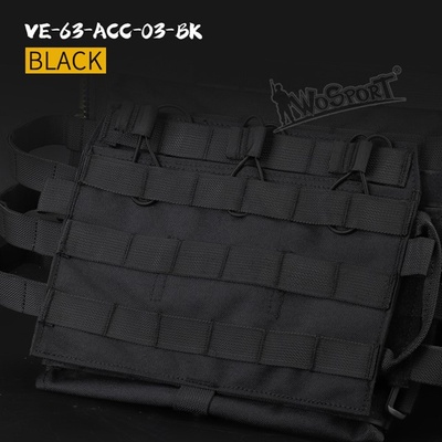Wosport Přední platforma pro JPC vestu 2.0 černá