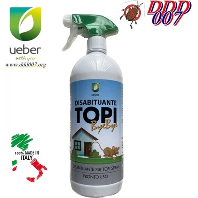Ueber -Италия Спрей против мишки, плъхове и др. гризачи Bye Bye TOPI