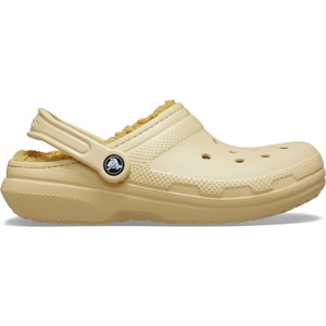 Crocs Classic fuzz lined clog бежово, черно 37/38 (203591-0hx)