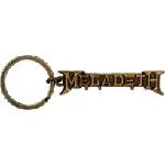 Megadeth Gold Logo v2 Ключодържател (MEGAKEY03)