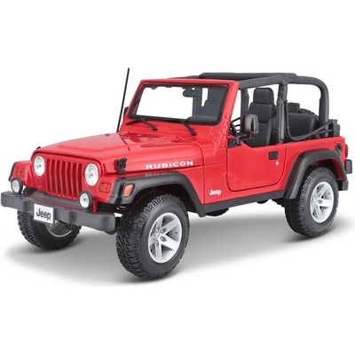 Maisto SP EDITION Кола Jeep Wrangler Rubicon 1: 18 червена (1010169F)