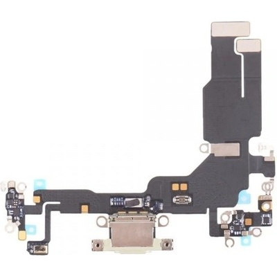 Nabíjecí obvod + Flex kabel iPhone 15 - žlutý IPH0252