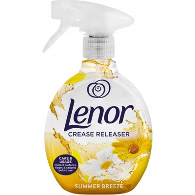 Lenor tekutá žehlička ve spreji s parfémem Summer Breeze žlutá 500 ml – Hledejceny.cz