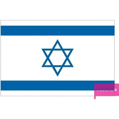 Samolepka vlajky Izraele Alerion