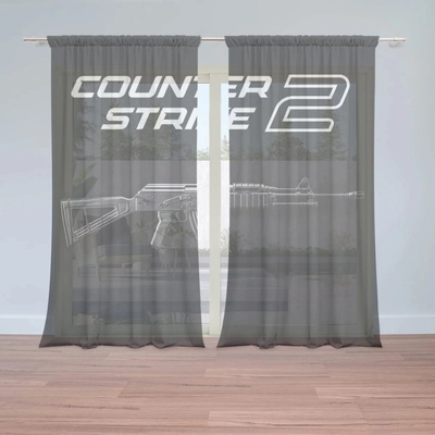 Sablio Záclony Counter Strike 2 AK: 2ks 150x250cm