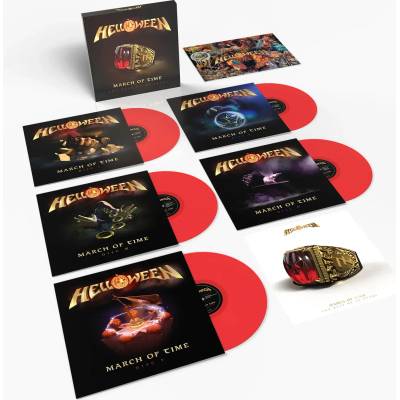 Universal Helloween: March of Time (The Best of 40 Years)(Coloured Red Vinyl) - 5Vinyl (LP) (080832)