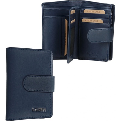 Lagen dámská kožená 50313 D Blue