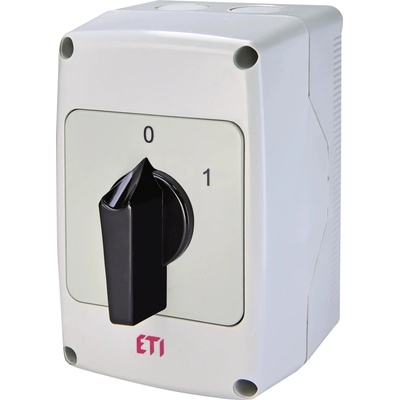 ETI Vačkový spínač 3-pólový 40A "0-1" zapuzdrený IP65 CS 40 10 PNG