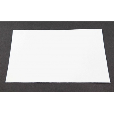 Samolepiace kožená záplata - biela - rozmer 16 cm x 10 cm