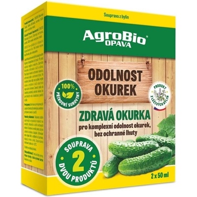 AGROBIO Přípravek pro odolnost okurek Zdravá Okurka 2 x 50 ml