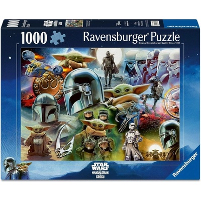 Ravensburger Star Wars Mandalorian a Grogu 1000 dílků