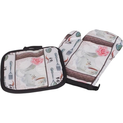 Кухненска ръкавица и ръкохватка с принт