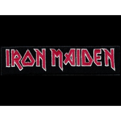 Nášivka IRON MAIDEN line vyšívaná zažehlovací