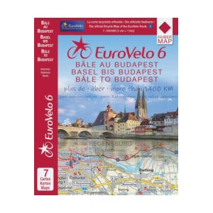 EuroVelo 6 (Basel - Budapest) 1: 100 000 | Huber Kartographie Gmbh (ISBN: 9783943752632)