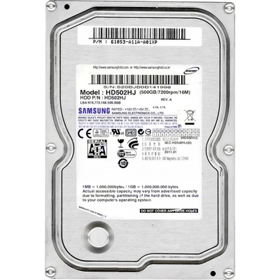 Samsung 500GB SATA II 3,5", HD502HJ