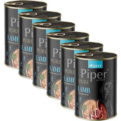 Piper Pure s jahňacinou a špenátom 6 x 400 g