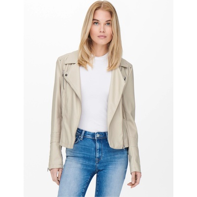 ONLY Кремава дамска кожена извивка ONLY Gemma ONLY | Byal | ЖЕНИ | S