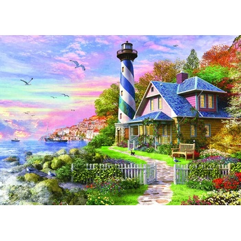 Image 1 of Educa - Puzzle Lighthouse at rock bay II - 4 000 piese