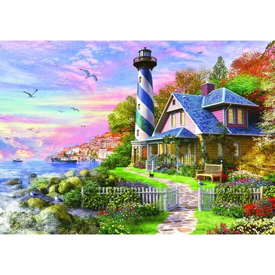 Educa - Puzzle Lighthouse at rock bay II - 4 000 piese