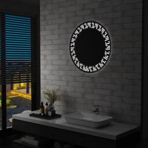 vidaXL LED огледало за баня, 70 см (144721)