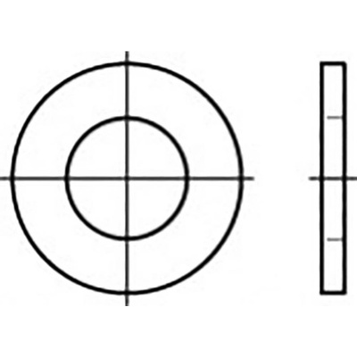 podložka ocel 100 ks TOOLCRAFT TO-5433693
